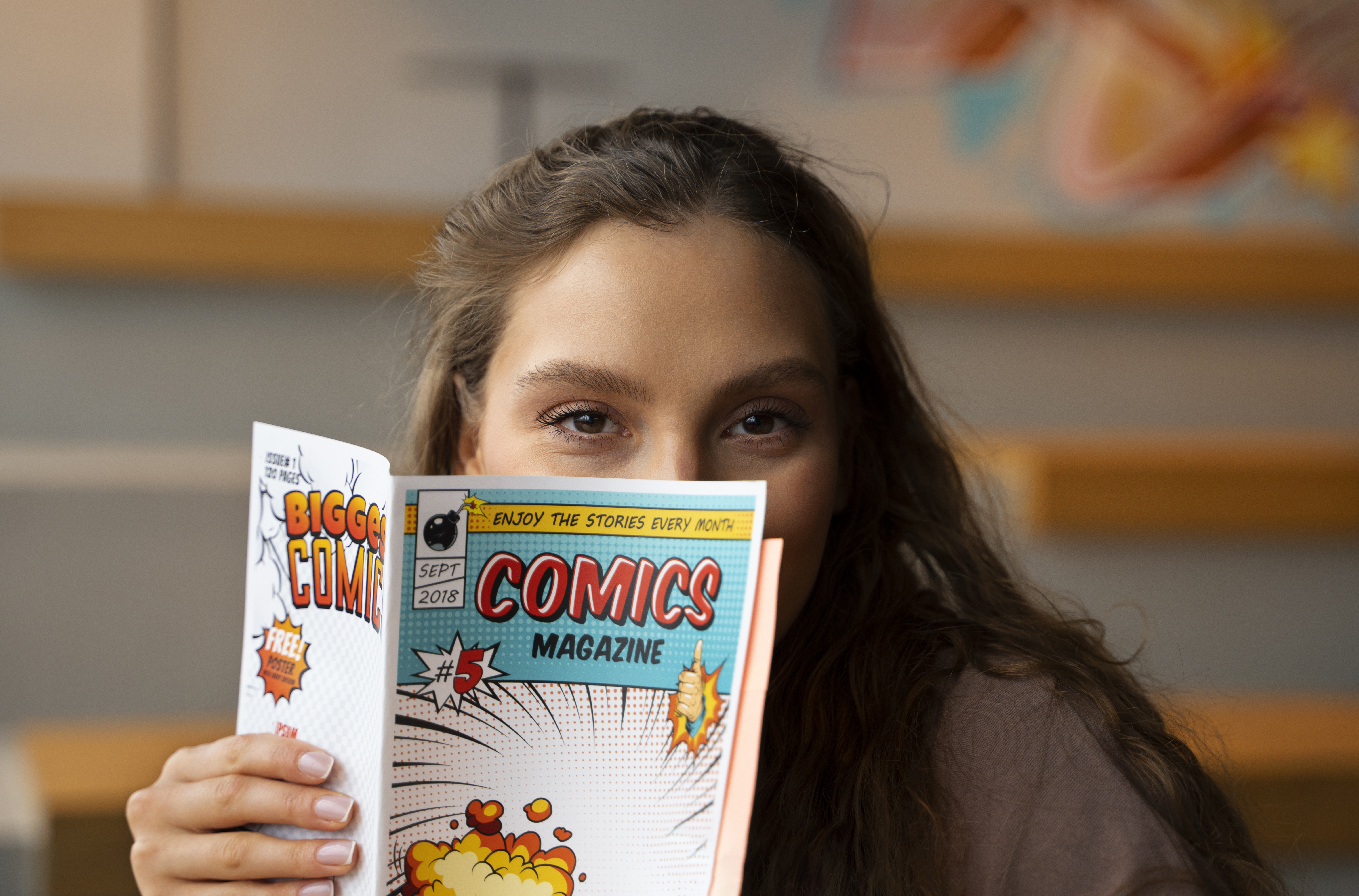 Cliente con comics